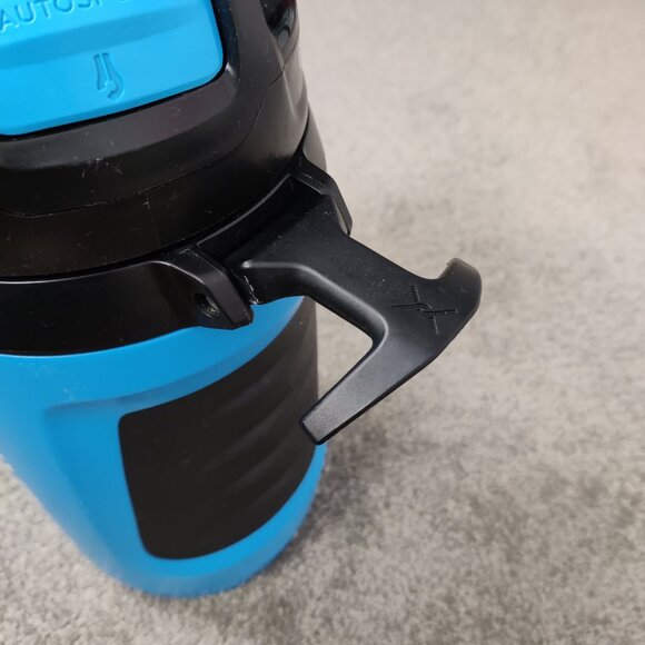 Powerade Squeeze Water Bottle Blue Black Gym Fitness Athletic - Picture 8 of 8